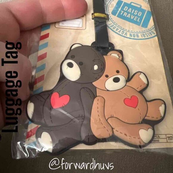 Bundle Sale 3 for $15 | Teddy Bear Luggage Tag - Picture 4 of 5